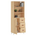 vidaXL Skříň highboard dub sonoma 69,5 x 34 x 180 cm kompozitní dřevo