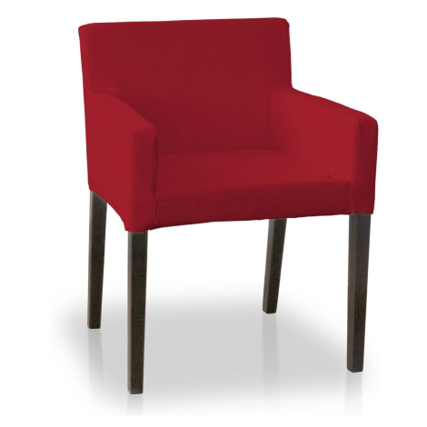 Dekoria Potah na židli Nils, tmavě červená , židle Nils, Etna, 705-60