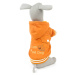 Vsepropejska Big dog zimní bunda pro psa Barva: Oranžová, Délka zad (cm): 38, Obvod hrudníku: 52