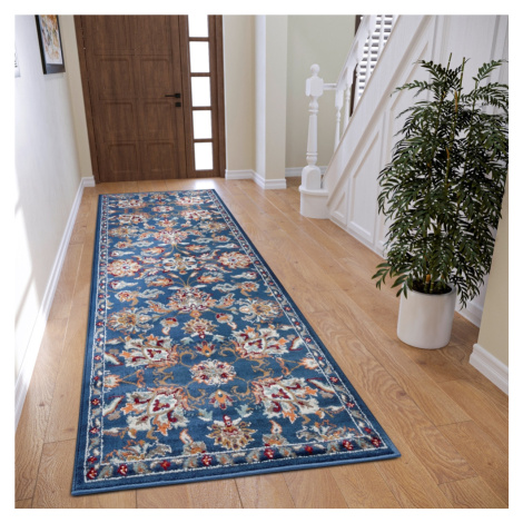 Hanse Home Collection koberce Kusový koberec Luxor 105634 Caracci Blue Multicolor - 80x240 cm