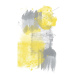 Ilustrace Watercolor Shapes No. 6 | Illuminating Yellow & Ultimate Grey, Melanie Viola, 26.7 × 4