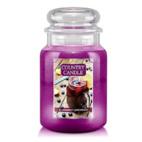 Country Candle Svíčka ve skleněné dóze, Borůvková limonáda, 680 g