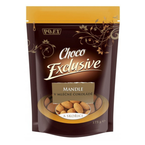 POEX Mandle v mléčné čokoládě a skořicí 175 g