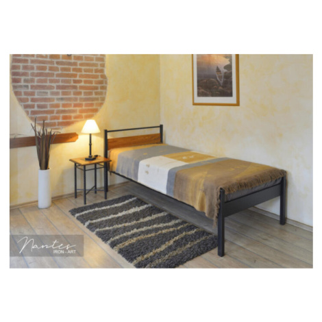 IRON - ART Kovová Postel Iron-Art NANTES 3 - SMRK Rozměr: 180x200 cm, barva kovu: 5 černá, barva