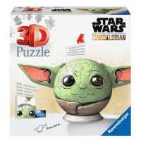 RAVENSBURGER - Puzzle-Ball Star Wars: Baby Yoda s ušima 72 dílků