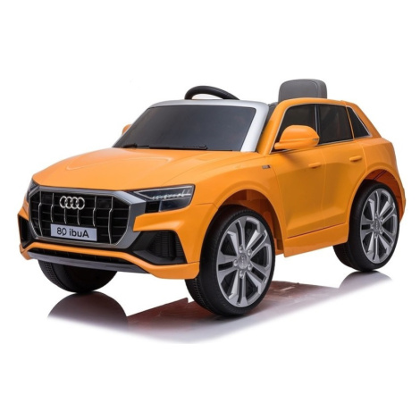 mamido Dětské elektrické autíčko Audi Q8 lakované oranžové