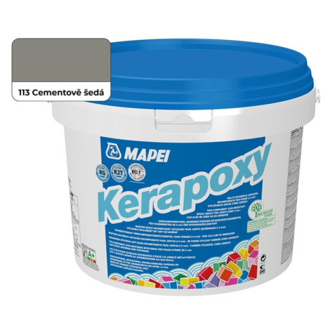 Spárovací hmota Mapei Kerapoxy cementově šedá 10 kg R2T MAPX10113