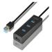 AXAGON HUE-S2BL 4-Port USB 3.0 Charging hub