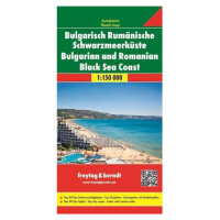 AK 0908 Bulharsko-rumunské pobřeží Černého moře 1:150 000 / automapa + mapa volného času FREYTAG
