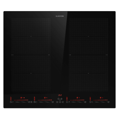 Klarstein Masterzone 60 Flex, indukční varná deska, max. 9600 W, vestavěný, 4 zóny Flex, technol