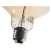 E27 dimbare LED spiraal filament goud G125 4W 270 lm 2700K