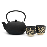 Černá porcelánovo-litinová čajová souprava Sichuan – Bredemeijer