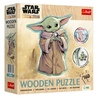 Trefl Dřevěné puzzle, 50 / 160 dílků (Star Wars Mandalorian)