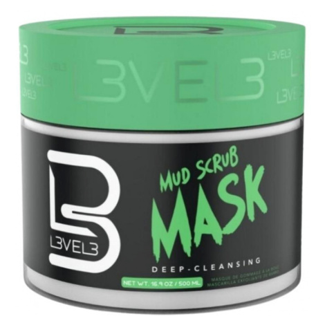 L3VEL3 Mud Scrub Mask 500 ml