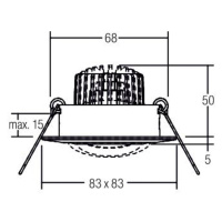 BRUMBERG BRUMBERG BB14 bodovka dim2warm RC dim chrom