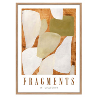 Plakát v rámu 52x72 cm Fragments – Malerifabrikken