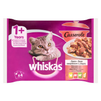 Whiskas 1+ Casserole klasický výběr 4 x 85 g