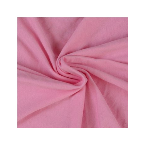 Kvalitex Jersey prostěradlo světle růžové 180 × 200 cm
