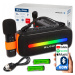 Bluetooth Reproduktor Přenosné Fm Rádio Usb Bezdrátové Karaoke Rgb Mikrofon