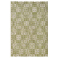 Zelený venkovní koberec NORTHRUGS Karo, 160 x 230 cm