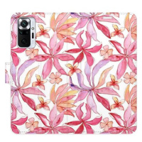 iSaprio flip pouzdro Flower Pattern 10 pro Xiaomi Redmi Note 10 Pro