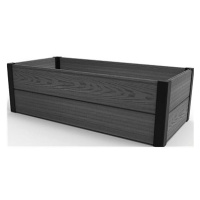 KETER Záhon vyvýšený Maple Trough, dřevoplast, 106 x 50 x 32 cm, šedý