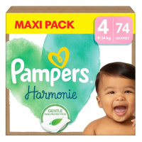 Pampers Harmonie Maxi Pack vel. 4 9–14 kg dětské pleny 74 ks