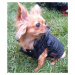 Vsepropejska Flavory bunda pro psa s odepinatelnou kapucí Barva: Černá, Délka zad (cm): 29, Obvo