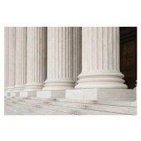 Fotografie Front Steps and Columns of the Supreme Court, Mint Images, 40 × 26.7 cm