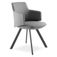 LD SEATING - Designová židle MELODY MEETING 360 s ocelovou podnoží