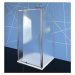 Polysan EASY LINE třístěnný sprchový kout 900-1000x700mm, pivot dveře, L/P varianta, Brick sklo