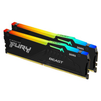 KINGSTON DIMM DDR5 16GB (Kit of 2) 6000MT/s CL40 FURY Beast RGB