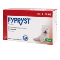 Fypryst Spot-on Dog S sol 1x0,67ml (2-10kg) 2 + 1 zdarma