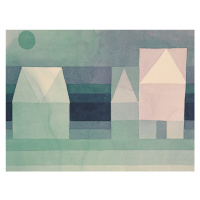 Obrazová reprodukce Three Houses, Paul Klee, 40 × 30 cm