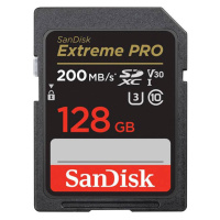 Paměťová karta SANDISK EXTREME PRO SDXC 128GB 200/90 MB/s UHS-I U3 (SDSDXXD-128G-GN4IN)