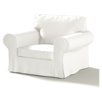 Dekoria Potah na křeslo IKEA Ektorp, sněhová bílá, křeslo Ektorp, Cotton Panama, 702-49