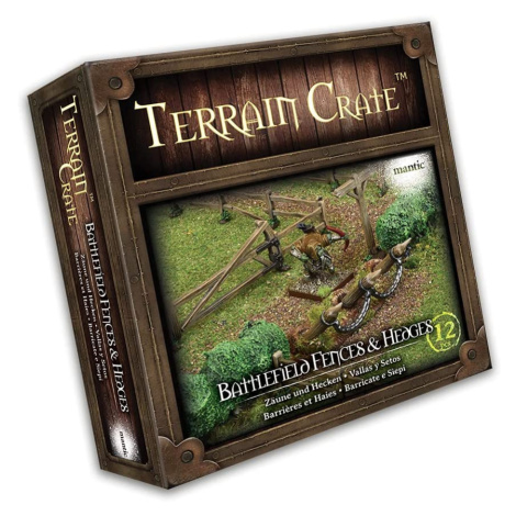 Mantic Games Terrain Crate: Battlefield Fences & Hedges