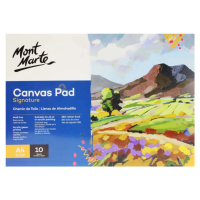 Mont Marte Mont Marte, CAXX0024, Canvas Pad, bavlněné plátno ve skicáku, 280 g/m2, A4, 10 listů