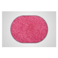 Kusový růžový koberec Eton ovál