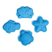 Bigjigs Toys Silikonové formičky modré Ocean