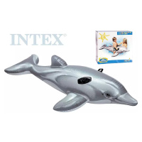INTEX Delfín nafukovací dětské plavidlo 175x66cm s úchyty do vody 58535