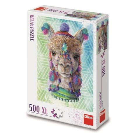 Puzzle 500XL Lama relax Dino