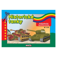 Historické tanky - Jednoduché vystřihovánky