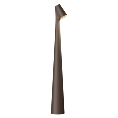 Vibia Vibia Africa LED stolní lampa výška 40 cm tmavě hnědá