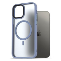 AlzaGuard Matte Case Compatible with MagSafe pro iPhone 12 / 12 Pro světle modrý