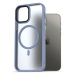 AlzaGuard Matte Case Compatible with MagSafe pro iPhone 12 / 12 Pro světle modrý