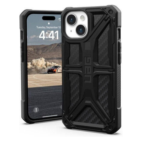 UAG Monarch, carbon fiber - iPhone 15 (114289114242) Tmavě šedá