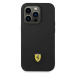 Ferrari FESSIHMP14XBK hard silikonové pouzdro iPhone 14 PRO MAX 6.7" black Silicone Metal Logo M