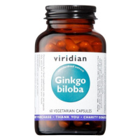 Viridian Ginkgo Biloba 60kapslí