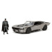 Autíčko Batman Batmobile 2022 Comic Con Jada kovové s otevíratelnými dveřmi a figurkou Batmana d